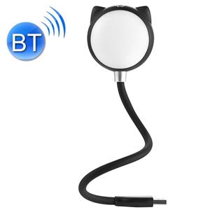 huismerk L3 USB Bluetooth-luidspreker eyebeveiligingsbureaulamplamplamp (zwart)