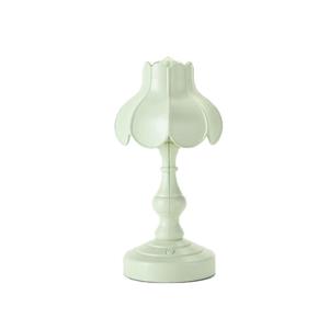 huismerk Retro opladen tafellamp slaapkamer bed LED oogbescherming licht (LD05 Lotus licht groen)