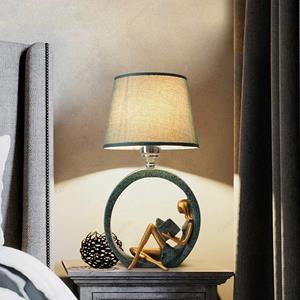 huismerk Moderne bed lezing standbeeld basis lamp huis decoratie lichte kleur: knop schakelaar 3W gele gloeilamp