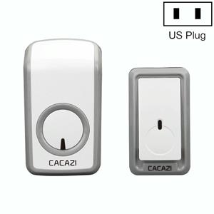 CACAZI W-899 Smart Home Wireless Doorbell Remote Control Doorbell Style:US Plug