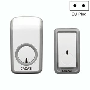 CACAZI CACZI W-899 Smart Home Draadloze Deurbel Afstandsbediening Deurbel Stijl: EU-plug