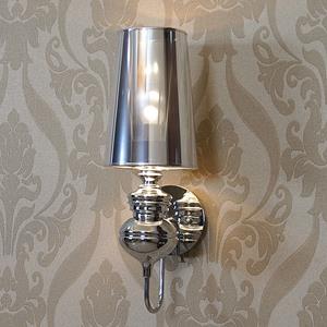 huismerk Eenvoudige moderne studie Living Room slaapkamer bed lamp mode creatieve corridor gangpad foyer wand lamp maat: S (zilver)