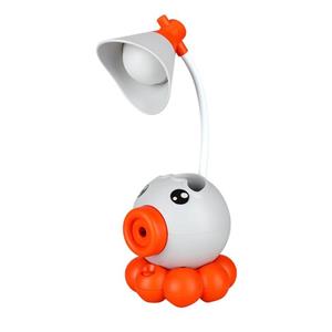 huismerk 2 stks cartoon octopus potloodslijper pen houder bureaulamp mobiele telefoon houder leren nachtlampje