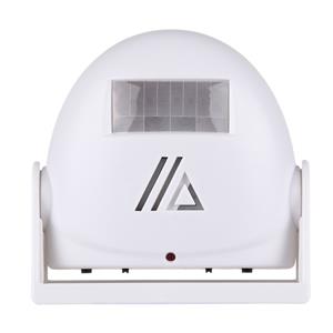 Huismerk 5301 draadloze infrarood bewegingssensor Welkom Alarm intelligente groet waarschuwing deurbel IR afstand: 10m(White)
