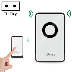 huismerk AITENG V018J draadloze Batteryless WIFI deurbel EU-stekker