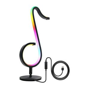 huismerk Home RGB Illusory Color Musical Note Light Desk Lamp