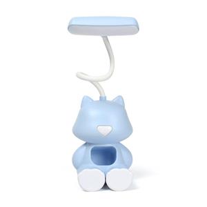 huismerk 2 stks FY6601 Cartoon Pen Houder Reading Desk Lamp LED Oogbescherming Slaapzaal Student Slaapkamer Lamp