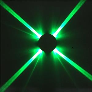 huismerk Ronde 12W LED Cross Star Wall Light Style Lamp Bar Network Bar KTV Club Achtergrond Muur decoratie Licht (Groen licht)