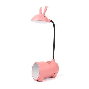 huismerk FY003T Small Rabbit USB opladen bureaulamp met pennenhouder