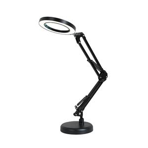 huismerk 8X Magnifying Glass Lamp Beauty Nail Tattoo Repair Office Reading Lamp Colour: Without Magnifying Glass (Black)