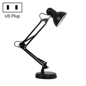 huismerk Smeedijzeren kinderen leren bureaulamp vouwen led oogbescherming lamp Amerikaanse plug maat: 60cm