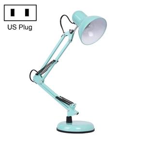 huismerk Smeedijzeren kinderen leren bureaulamp vouwen led oogbescherming lamp Amerikaanse plug maat: 60cm