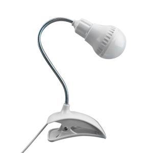 huismerk Creatieve Eye bescherming USB clip Lees bureau lamp (wit)