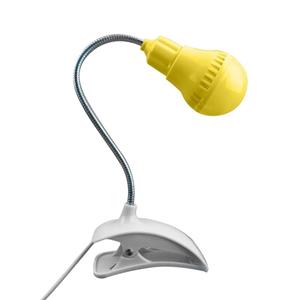 huismerk Creatieve Eye bescherming USB clip Lees bureau lamp (geel)