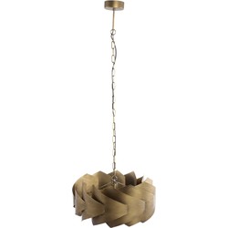 PTMD Collection PTMD Arix Hanglamp - 52 x 52 x 26 cm - Metaal - Goud