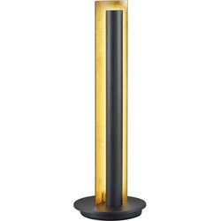 TRIO Moderne Tafellamp Texel - Metaal - Zwart