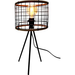 Tischlampe - Tripod Lampe - led Stehlampe 40W - 23 x 49 cm - Schwarz Maxxhome