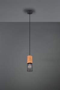 Trio Industriële Hanglamp  Tosh - Metaal - Zwart