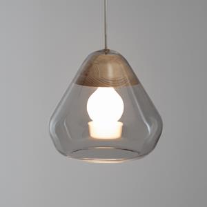 LA REDOUTE INTERIEURS Hanglamp in glas en hout Ø30 cm, Nasoa