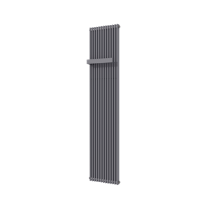 Vipera Corrason enkele badkamerradiator 40 x 180 cm centrale verwarming antraciet grijs zijaansluiting 1,339W