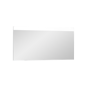 Storke Lucera rechthoekig badkamerspiegel 130 x 70 cm met spiegelverlichting en -verwarming