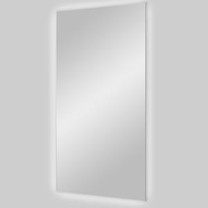 Balmani Giro rechthoekig badkamerspiegel 45 x 120 cm met spiegelverlichting en -verwarming
