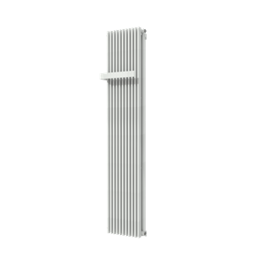 Vipera Corrason dubbele badkamerradiator 40 x 180 cm centrale verwarming mat wit zij- en middenaansluiting 2,238W