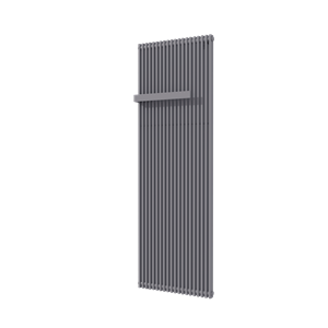 Vipera Corrason enkele badkamerradiator 60 x 180 cm centrale verwarming antraciet grijs zijaansluiting 2,059W