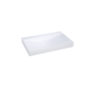 Balmani Wave enkele wastafel matte Solid Surface 90 x 55,5 cm