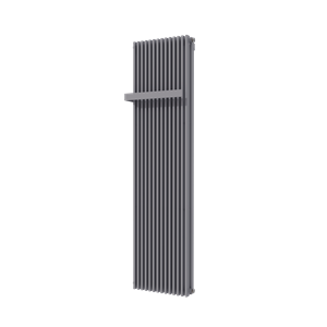 Vipera Corrason dubbele badkamerradiator 50 x 180 cm centrale verwarming antraciet grijs zij- en middenaansluiting 2,857W