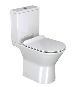 Luca Varess Delano staand toilet hoogglans wit randloos