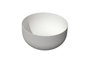 Balmani Bowl waskom matte Solid Surface rond Ø 24 cm