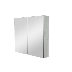 Storke Reflecta spiegelkast 85 x 75 cm beton donkergrijs