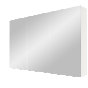 Linie Montro spiegelkast 120 x 75 cm hoogglans wit