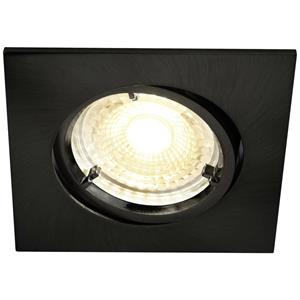 Nordlux Carina LED-inbouwlamp voor badkamer LED Energielabel: F (A - G) GU10 IP20 Zwart
