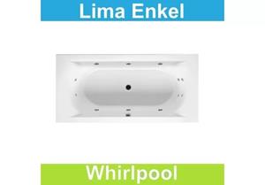 Riho Ligbad  Lima 200x90 cm Whirlpool Enkel systeem 