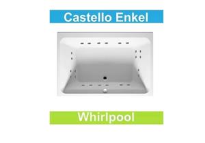 Riho Ligbad  Castello 180x120 cm Whirlpool Enkel systeem 
