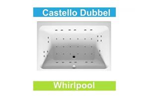 Riho Ligbad  Castello 180x120 cm Whirlpool Dubbel systeem 
