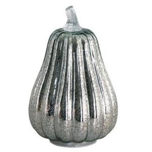 Luxform Tafellamp Pompoen Pear 10 Led 14,7 X 19 Cm Glas Zilver