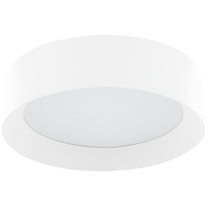 Beliani - LED Deckenleuchte Weiß Metall Acryl Rund Flach Warmweiß Modern Unterputzmontage für Wohnzimmer Küche Bad Schlafzimmer Esszimmer Flur - Weiß
