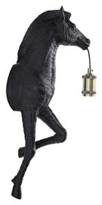 Light & Living Wandlamp Zebra 60cm - Mat Zwart
