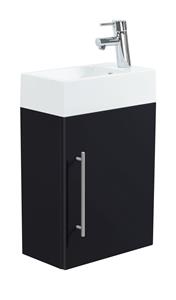 Saniclear Pico toiletmeubel 40x21cm zwart