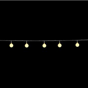 Anna's Collection Tuin feestverlichting lichtsnoer warm witte LED lampjes 10 meter - Party lights