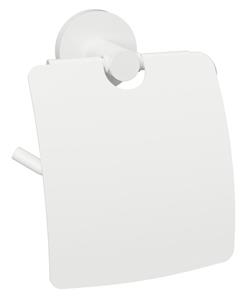 Sapho X-Round toiletrolhouder met klep type 1 wit