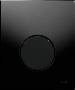 TECE loop urinoir bedieningsplaat glas - zwart, toets zwart