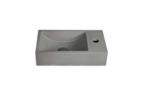 BadkamerExclusief Toilet Fontein Beton Natuurlijk Beton Rechthoek 40×22 cm | BET-509ncr