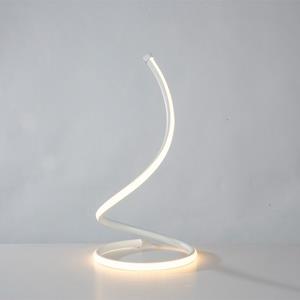 huismerk LED spiraal tafel lamp Home woonkamer slaapkamer decoratie verlichting bed licht specificaties: US plug (White)