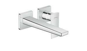 hansgrohe Fertigmontageset METROPOL 2-Loch-Waschtischarmatur Auslauf 225 mm chrom