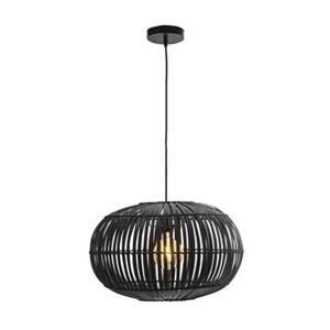 Leen Bakker Hanglamp Split - zwart - 126xØ35 cm
