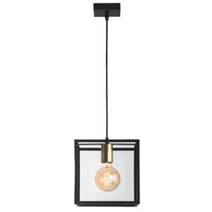 Leen Bakker Hanglamp Casper - zwart - 120x22x22 cm